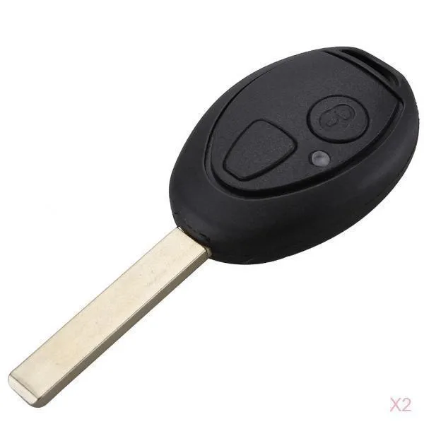 Coque Clé MINI 2 boutons