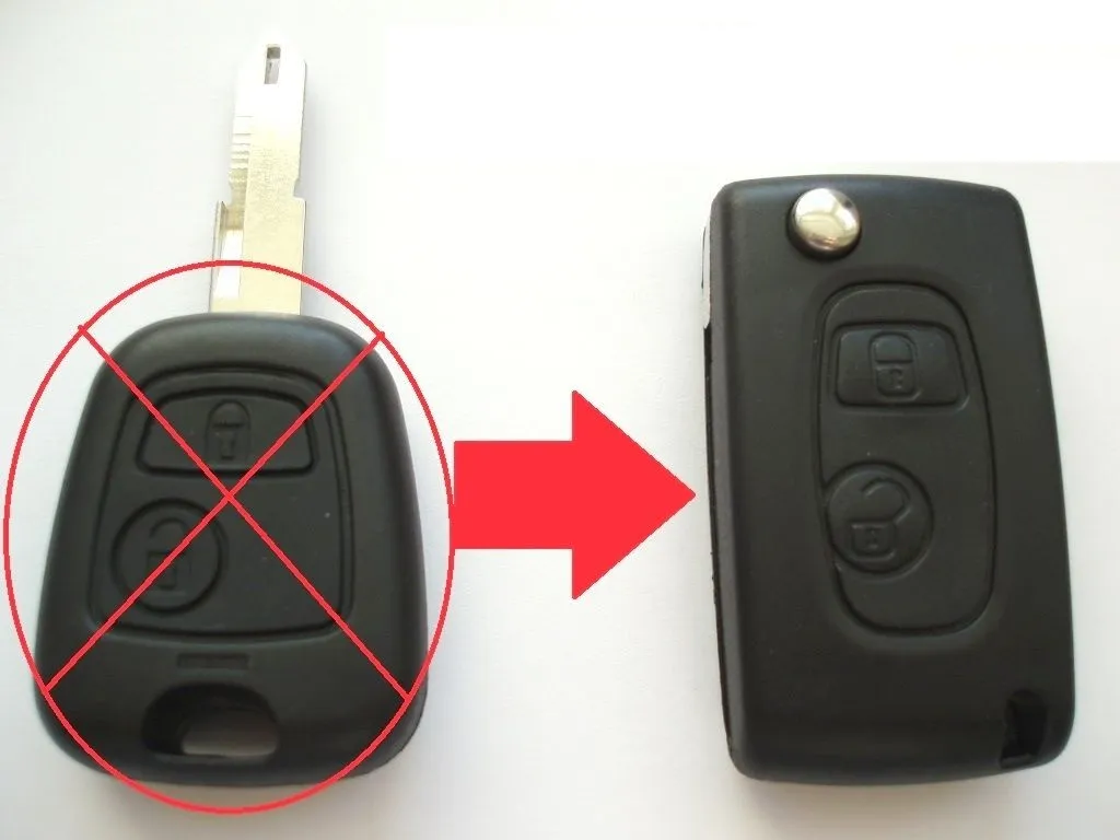Coque Clé Scatto Citroen 2 boutons