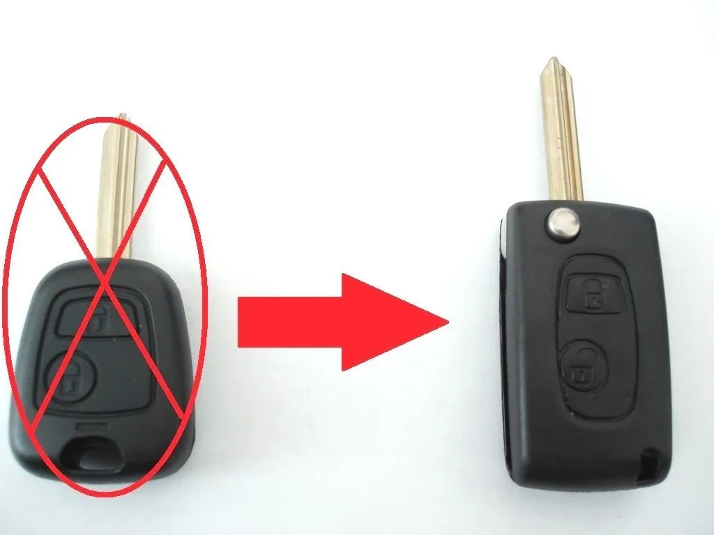 Coque Clé Scatto Citroen 2 boutons