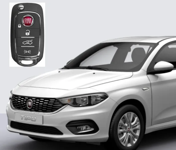 Télécommande pour FIAT TIPO programmé en atelier nella sede de ROMA