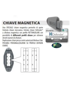 Copie de clé Magnetica Mottura DF