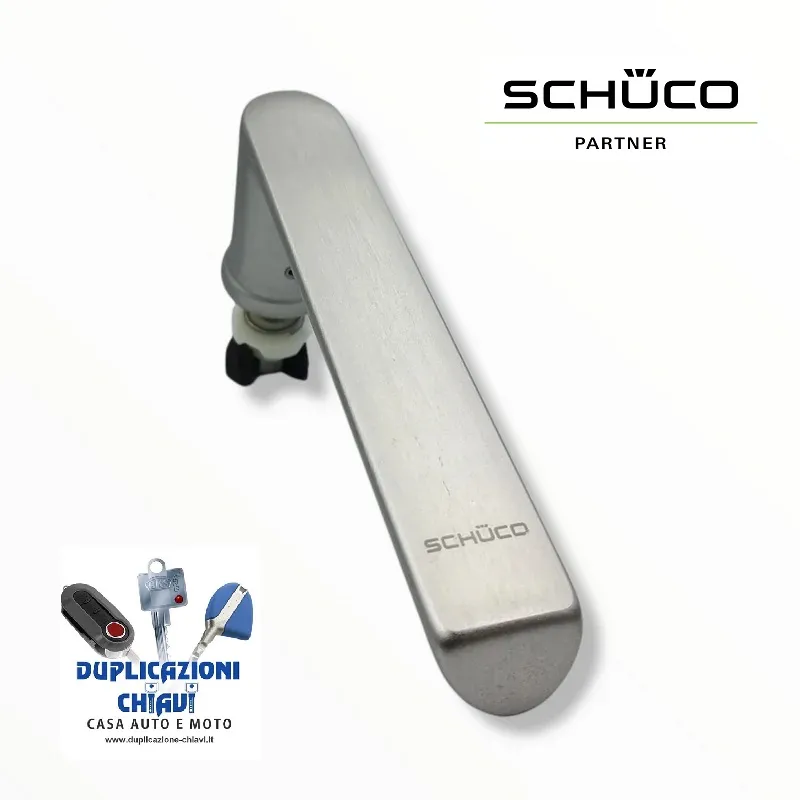 Poignée Schüco colore inox innesto 247006