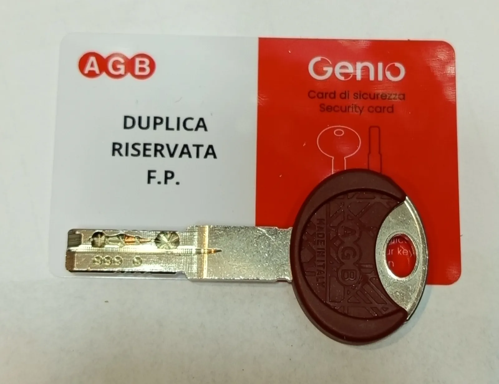 Copie de clé AGB F.P.