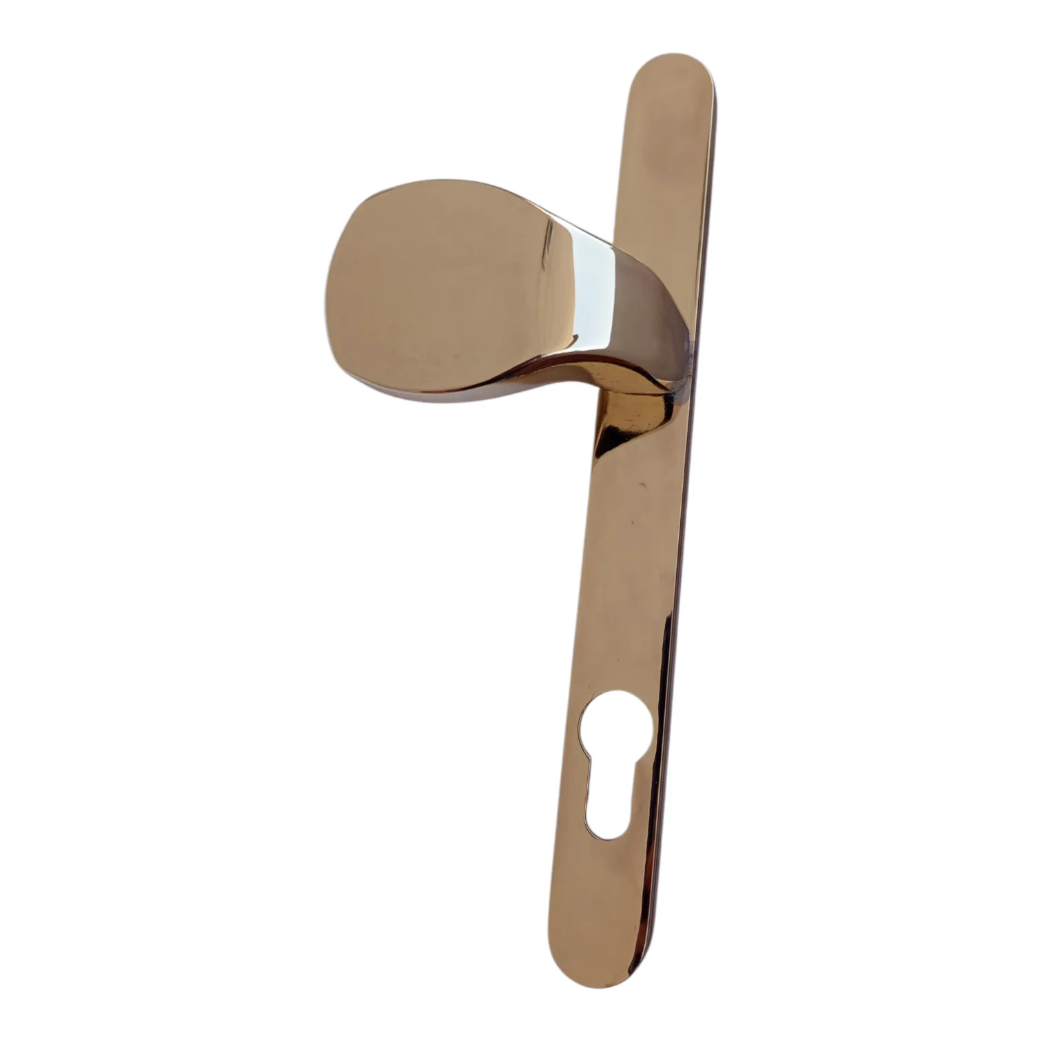 GU Poignée pour porte or avec pomo fisso e piastra